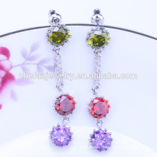 2018 china fancy glass bead earring with high polished sample market earrings